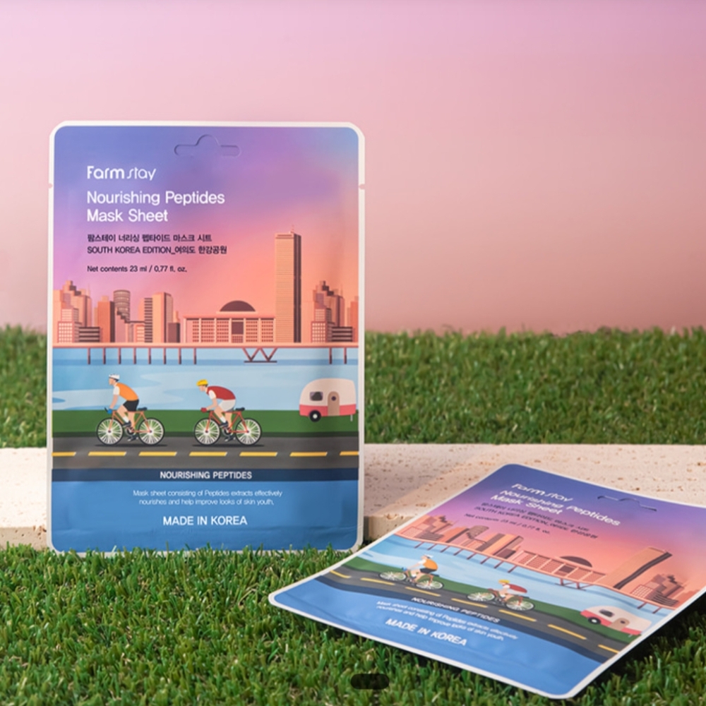 FARM STAY NOURISHING PEPTIDES LOT OF 2 SHEET MASK